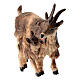 Goat with little kid 9.5 cm painted wood Heimatland Val Gardena s2