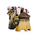 Elephant saddle 12 cm painted wood nativity scene Heimatland Val Gardena s1