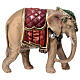 Elephant for 9.5 cm painted wood Nativity Scene, Heimatland collection, Val Gardena s1