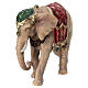 Elephant for 9.5 cm painted wood Nativity Scene, Heimatland collection, Val Gardena s3