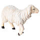 Mouton tête haute 9,5 cm figurine bois peint crèche Heimatland Val Gardena s3