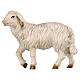Mouton tête haute statuette crèche 12 cm Heimatland bois peint Val Gardena s1