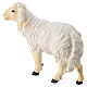 White sheep high head nativity scene 12 cm painted wood Heimatland Val Gardena s5