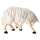 Pecora con agnello 9,5 cm presepe Heimatland legno dipinto Val Gardena s4