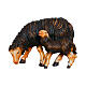 Pecora nera con agnello 12 cm presepe legno dipinto Heimatland Val Gardena s1