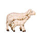 Pecora con agnello in piedi Heimatland 9,5 cm presepe Val Gardena s1
