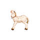 Lamb with bell, Val Gardena Heimatland Nativity Scene of 9.5 cm of painted wood s2