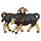 Black lambs, Val Gardena Heimatland Nativity Scene of 9.5 cm of painted wood s1