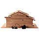 Capanna alpina illuminazione set 17 pezzi 12 cm presepe Heimatland legno dipinto Val Gardena s8
