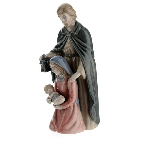 Miniature Nativity Scene, porcelain, 9 cm 2