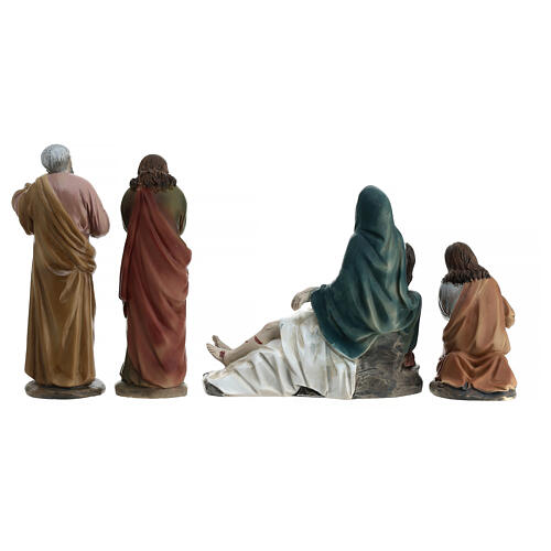 Set Muerte Jesús 4 piezas belén pascual 13 cm 10