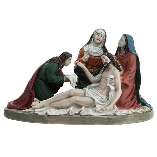 Compianto sul Cristo Presepe Pasquale 13 cm 10x20x10 cm 1