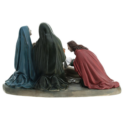Opłakiwanie Jezusa, szopka wielkanocna 13 cm, 10x20x10 cm 5