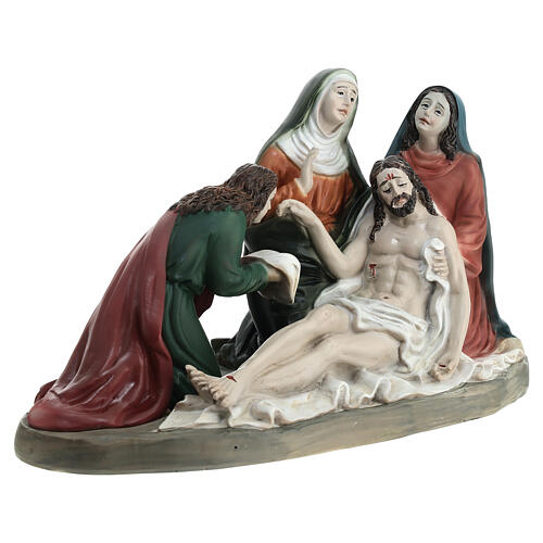 Lamentation over Christ Scene Easter Nativity Set 13 cm 10x20x10 cm 2