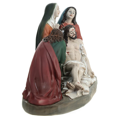 Lamentation over Christ Scene Easter Nativity Set 13 cm 10x20x10 cm 4