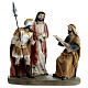 Processo a Gesù presepe pasquale 15 cm resina 15x15x10 s1