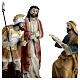 Processo a Gesù presepe pasquale 15 cm resina 15x15x10 s2