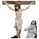 Scena Crocifissione di Gesù presepe pasquale 12 cm 25x15x5 s2