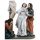 Scena Crocifissione di Gesù presepe pasquale 12 cm 25x15x5 s4