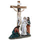 Scena Ukrzyżowanie Jezusa, szopka wielkanocna 12 cm, 25x15x5 cm s5