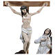 Cena Crucificação de Jesus 25x15x5 cm presépio de Páscoa de 12 cm s2