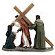 Jesus meets Veronica for 15 cm Easter Creche s6