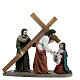 Samaritan Veronica Wipes Jesus Face Easter nativity 15 cm s1