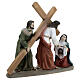 Samaritan Veronica Wipes Jesus Face Easter nativity 15 cm s4