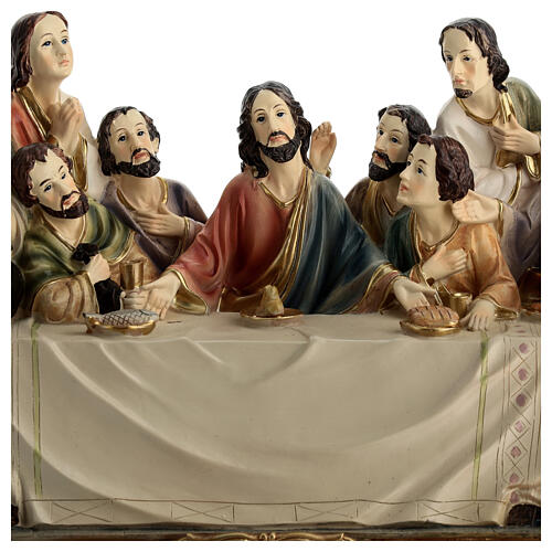 Last Supper scene for Easter Creche, 20x40x15 cm 2
