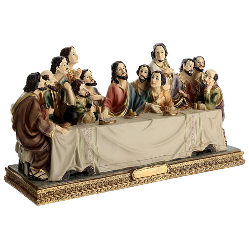 Easter nativity statue Last Supper 20x40x15 cm 5
