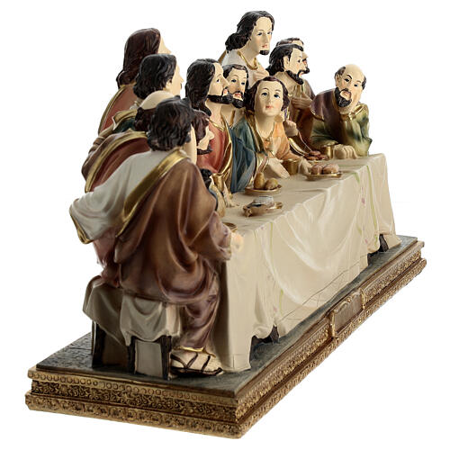 Easter nativity statue Last Supper 20x40x15 cm 7