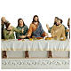 Last Supper for Easter Creche, painted resin, 20x40x15 cm s2