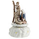 Music box with Nativity Scene, porcelain, 12 cm s3