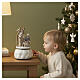 Music box with Nativity Scene, porcelain, 12 cm s2