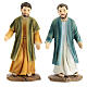 Washing of the feet set for Easter nativity scene 3 pieces 9 cm s3