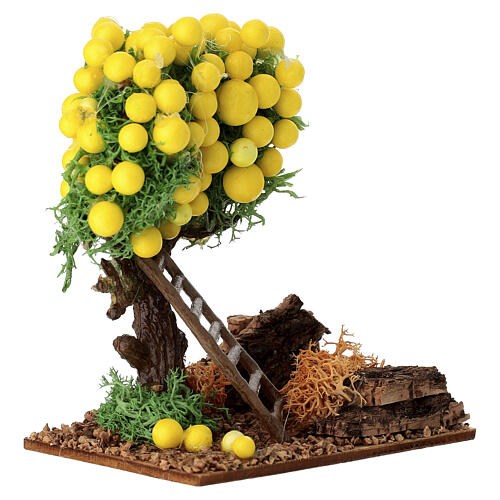 Orangenbaum mit Früchten, Krippenzubehör, 10 cm hoch 2