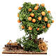 Árbol de naranjas decoración resina coloreada belén h 10 cm s4
