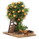 Drzewo pomarańczowe dekoracja z żywicy malowanej, szopka 10 cm s2