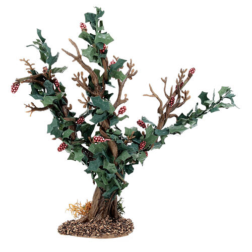 Arbre fleuri résine colorée crèche h 15 cm 4