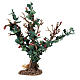 Arbre fleuri résine colorée crèche h 15 cm s4