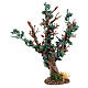 Albero di fiori decorazione resina colorata presepe h 15 cm  s3