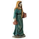 Shepherdess with jars, coloured resin, for 12 cm Nativity Scene s3