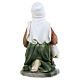 Sphepherdess with lamb on her knees for resin Nativity Scene with 12 cm characters s4