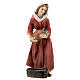 Acquaiola resina colorata presepe h 12 cm s1