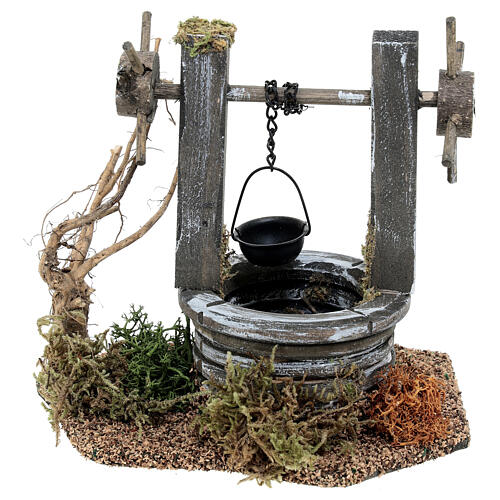 Well nativity scene decoration h 12 cm 10x15x10 cm 4