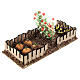 Vegetable garden with tomatoes and pumpkins 10x20x10 cm for Nativity Scene with 10 cm characters s2