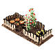 Vegetable garden with tomatoes and pumpkins 10x20x10 cm for Nativity Scene with 10 cm characters s4