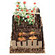 Vegetable garden with tomatoes and pumpkins 10x20x10 cm for Nativity Scene with 10 cm characters s5