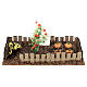 Vegetable garden with tomatoes and pumpkins 10x20x10 cm for Nativity Scene with 10 cm characters s6