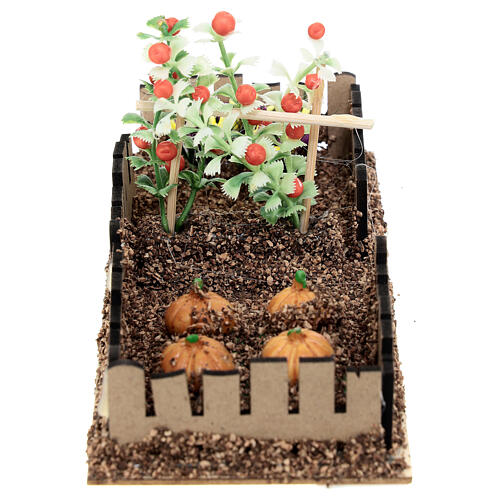 Potager avec légumes 10x20x10 cm pour crèche de 10 cm 5